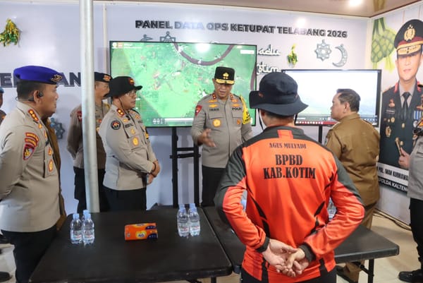 Kapolda Kalteng Tinjau Penanganan Karhutla di Sampit, Prioritaskan Pemadaman di Titik Terbakar