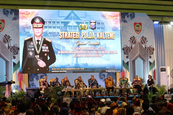 Kapolda Kalteng Paparkan Penanganan Karhutla, Perkuat Peran Aparat Desa dalam Pencegahan