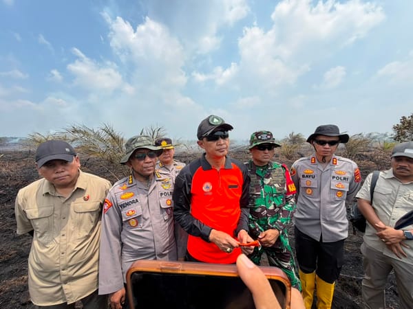 Polda Jambi Pastikan Penanganan Karhutla Sungai Gelam Maksimal