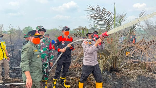 Kapolda Jambi Pastikan Penanganan Karhutla di Sungai Gelam Terus Dilakukan, Sinergi TNI-Polri dan BPBD Diperkuat