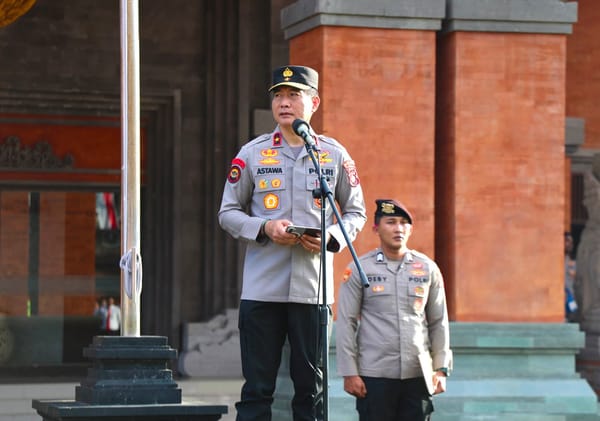 Pimpin Apel Pagi, Wakapolda Bali Tekankan Profesionalisme dan Kesiapsiagaan Personel