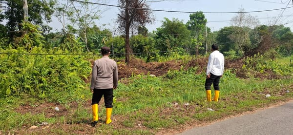 Cegah Dampak Karhutla, Polsek Pontianak Utara Inventarisasi Titik Sumber Air di Wilayahnya