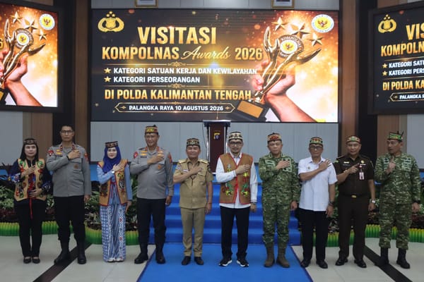 Polda Kalteng Masuk Nominasi Lima Besar Kompolnas Award 2026, Tim Visitasi Lakukan Verifikasi