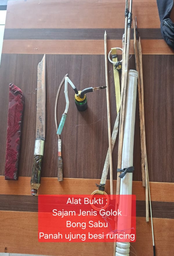 Bikin Resah di Puskesmas Alianyang, Pria Bawa Golok Diamankan Petugas