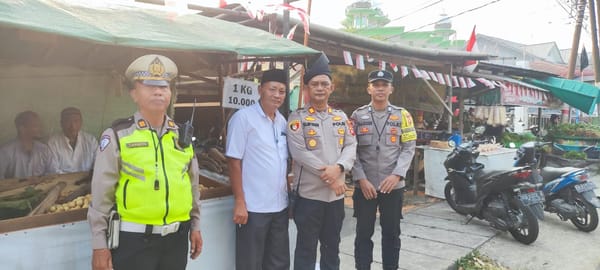 Jaga Kamtibmas, Kapolsek Pontianak Timur Pimpin Pengamanan Robo-Robo di Banjar Serasan