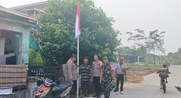 Kapolsek Pontianak Timur Ajak Warga Semarakkan HUT RI ke-81