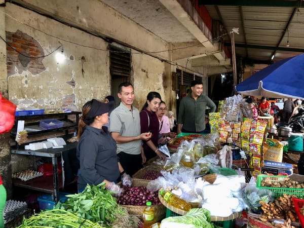Sidak Pasar, Satgas Saber Pangan Polda Bali Pastikan Pedagang Patuhi Aturan Harga