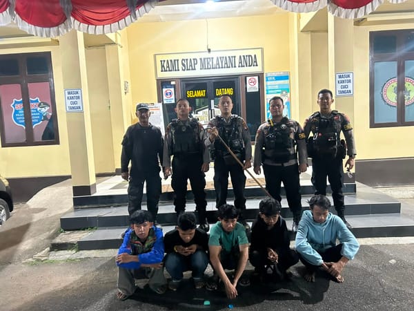 Patroli Enggang Polresta Pontianak Bergerak Cepat Tindak Lanjuti Aduan Warga di Malam Minggu
