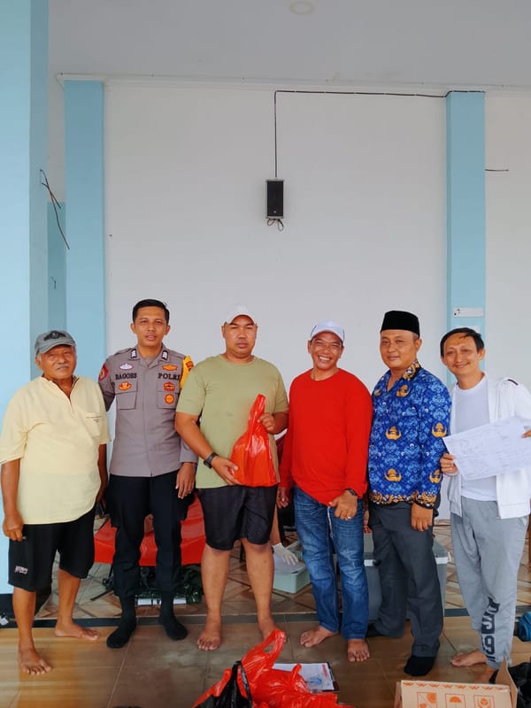 Bhabinkamtibmas Saigon Hadiri Kegiatan Donor Darah dalam Rangka HUT RI ke-81