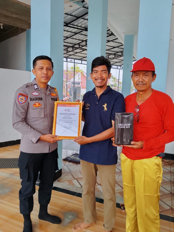 Semangat Berbagi di HUT RI ke-81, Bhabinkamtibmas Saigon Hadiri Aksi Donor Darah