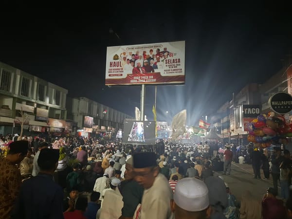 Sholawat Akbar dan Haul Habib Muhammad Al Muthahar ke-115, Polsek Pontianak Selatan Laksanakan Pengamanan