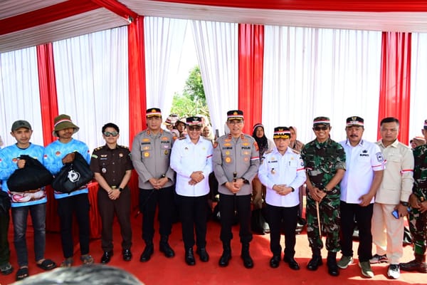 Perkuat Ketahanan Pangan, Polda Jambi Laksanakan Penanaman Bawang Putih di Kayu Aro