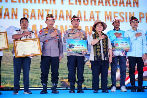 Polri Dorong Percepatan Swasembada Bawang Putih, Tanam Serentak dan Panen Raya di Sembalun