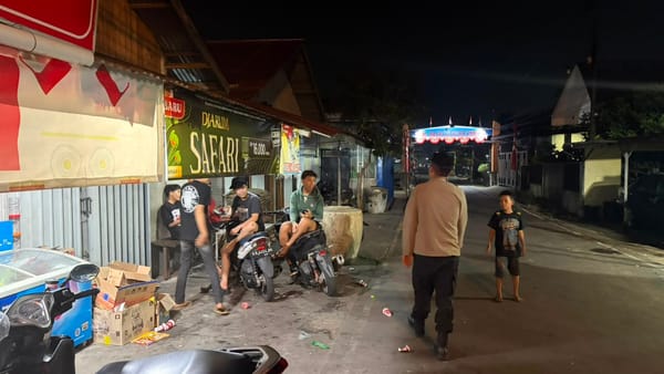 Tekan Potensi Tawuran Remaja, Personel Enggang Polsek Pontianak Barat Tingkatkan Patroli