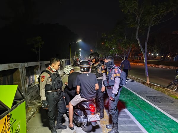 Jaga Malam Minggu Tetap Kondusif, Polresta Pontianak Gencarkan Patroli Skala Besar