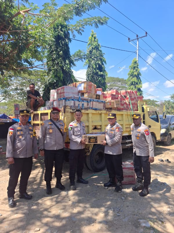 Tim K3I Stamaops Polri Perkuat Penanganan Bencana Gempa di NTT