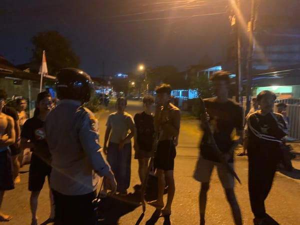 Patroli Enggang Polsek Pontianak Barat Tindak Lanjuti Laporan Tawuran di Jalan Ummu Thalib