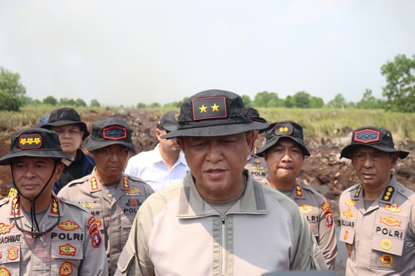 Kanal Medson Diterapkan di Tumbang Nusa, Kapolda Kalteng Pastikan Karhutla Berhasil Dikendalikan