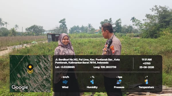 Polsek Pontianak Barat Gencarkan Himbauan Karhutla, Warga Diingatkan Tidak Membuka Lahan dengan Cara Membakar