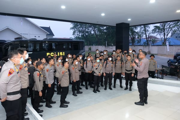 Polda Kalbar Sambut 110 Tim Edukasi Pencegahan Karhutla dari Lemdiklat Polri, Siap Bergerak ke 14 Polres Jajaran