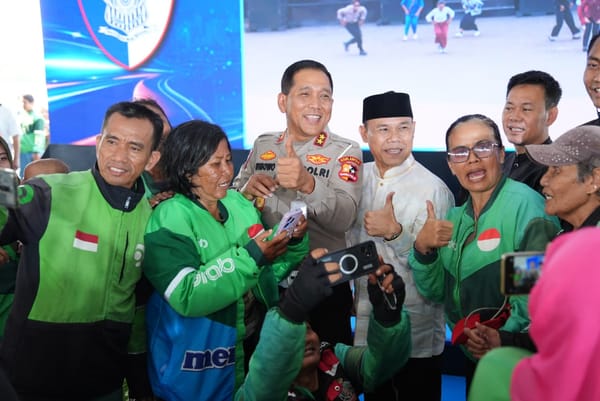 Korlantas Polri Gelar Gebyar Keselamatan di Serpong, 5.150 Pengemudi Ojol Ambil Bagian