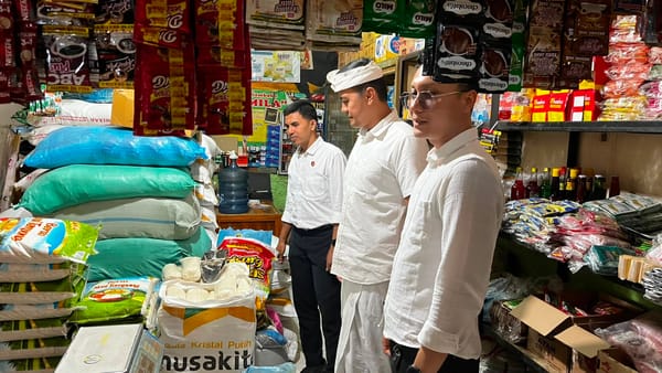 SATGAS SABER PANGAN POLDA BALI PANTAU HARGA DAN PASOKAN DI PASAR KRENENG DAN RETAIL MODERN