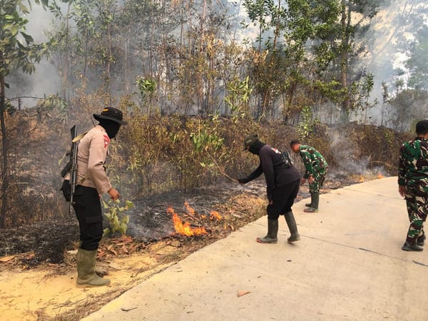 Kebakaran di Tahura Batanghari Ditangani Cepat, Satgas Karhutla Polda Jambi Turun Tangan
