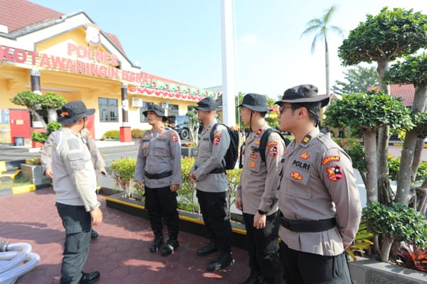 Kapolres Kobar Bekali Tim Satgas Edukasi STIK Polri, Perkuat Pencegahan Karhutla