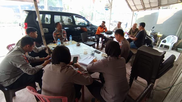Serdik S2 STIK Polri Edukasi Warga Parit Demang, Ajak Bersama Cegah Karhutla