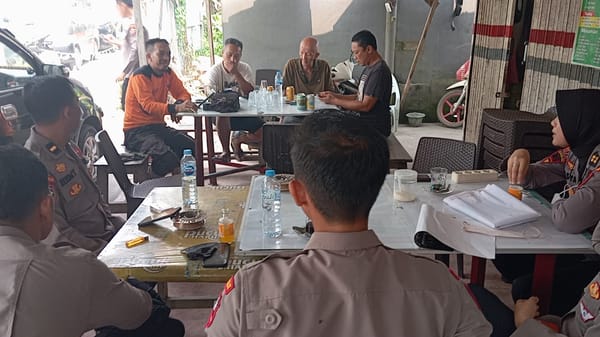 Serdik S2 STIK Polri Edukasi Warga Parit Demang, Ajak Bersama Cegah Karhutla