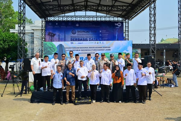 Polda Jambi Dukung Gerakan Pangan Murah, Kabid Humas Hadiri Kegiatan HUT ke-64 LPP TVRI