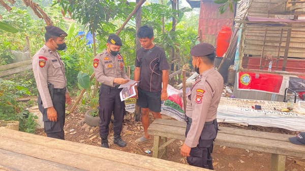 Cegah Karhutla, Sat Samapta Polresta Pontianak  Gencarkan Patroli dan Imbauan kepada Masyarakat