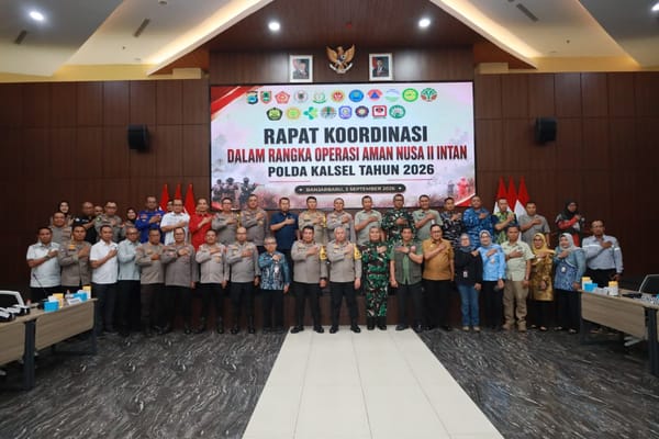 Rakor Karhutla, Polda Kalsel Kenalkan Inovasi Cairan Pemadam dan Kolam Portable untuk Lahan Gambut