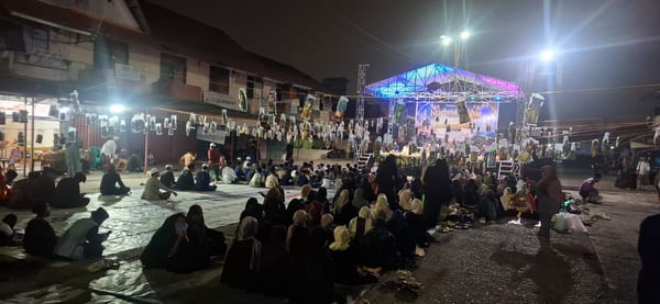 Personel Polsek Pontianak Utara Amankan Acara Maulid Nabi Dan Istighosah Dikawasan Terminal Siantan
