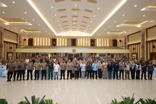 Perkuat Penanganan Karhutla, Polda Kalsel Gelar Rakor Bersama Wamenko Pangan RI