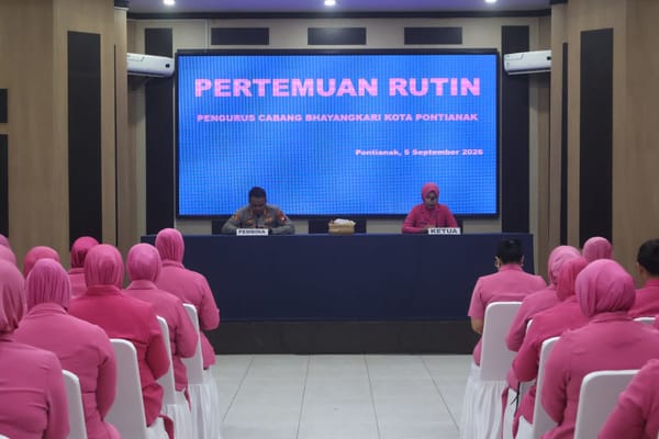 Kapolresta Pontianak Berikan Pembinaan kepada Anggota Bhayangkari