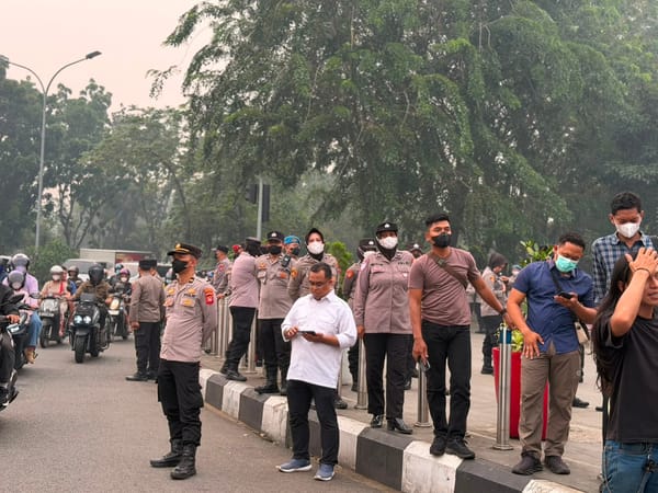 Polresta Pontianak Amankan Aksi Mimbar Bebas Mahasiswa FISIP Untan, Soroti Penanganan Karhutla
