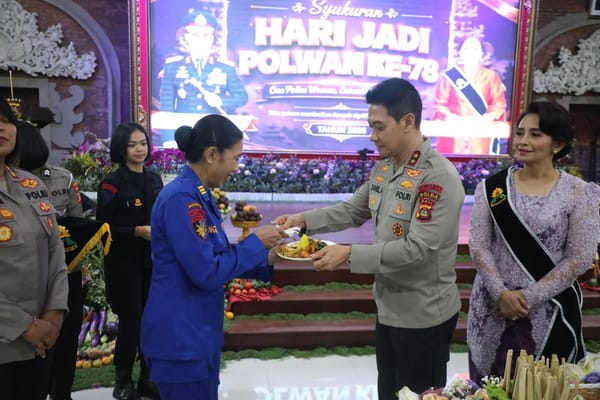 Polda Bali Gelar Syukuran HUT Polwan ke-78