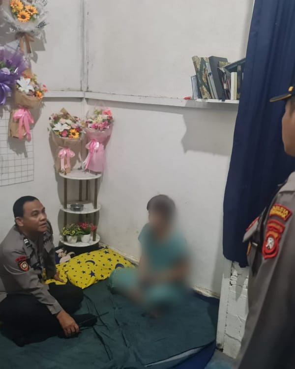 Patroli Enggang Selatan Respons Keributan Warga di Jalan Imam Bonjol.