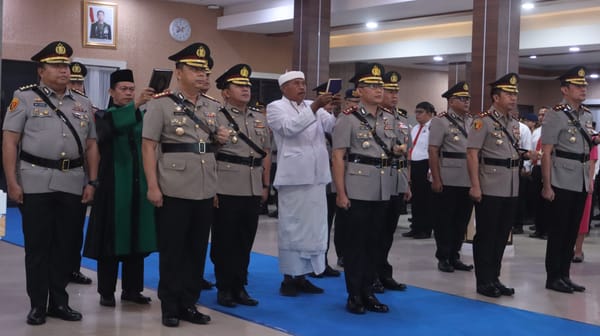 Sertijab Dipimpin Kapolda Kalteng, Kapolresta Palangka Raya dan 6 Kapolres Jajaran Resmi Berganti