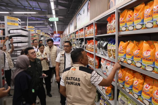 Dari Pasar hingga Distributor, Satgas Pangan Pusat-Bapanas dan Satgas Daerah Turun Langsung Sidak Harga dan Mutu Beras