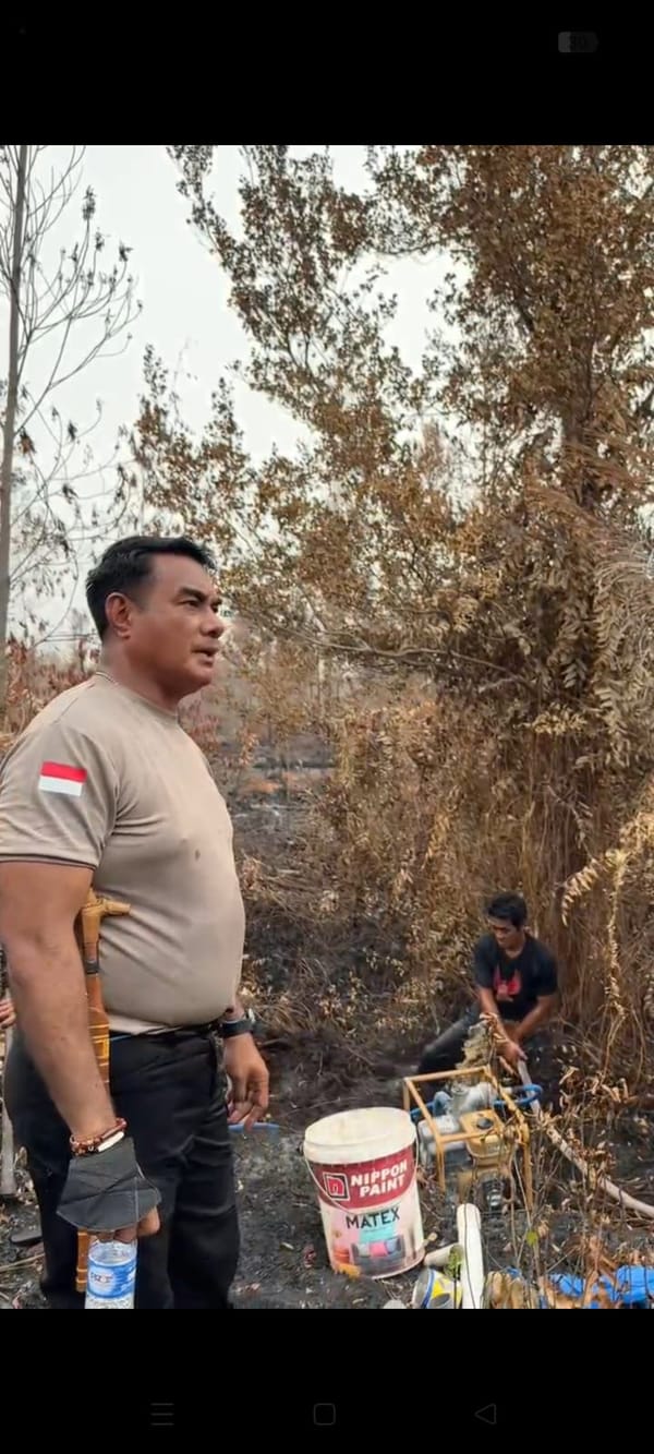 Polda Kalteng Buat 4 Sumur Bor di Lokasi Rawan, Percepat Pemadaman Karhutla