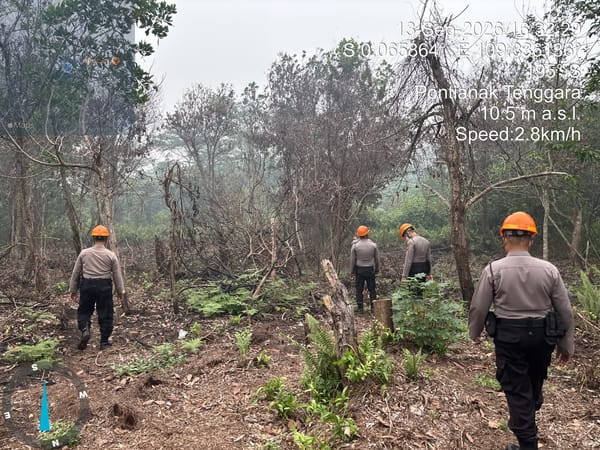 Polresta Pontianak Gencarkan Patroli Karhutla, Warga Diimbau Tak Bakar Lahan