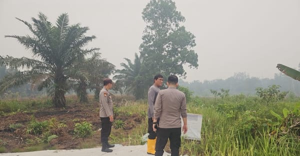 Hot Spot Nihil ! Polsek Pontianak Utara Tetap Lakukan Patroli Dan Himbauan Karhutla