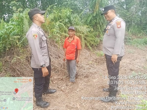 Sebelum Api Menyala, Polri Hadir Mencegah Karhutla.