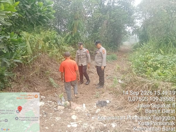 Sebelum Api Menyala, Polri Hadir Mencegah Karhutla.