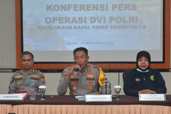 Enam Korban Kecelakaan KM Virgo Transport 8 Berhasil Diidentifikasi Tim DVI Polda Kalsel