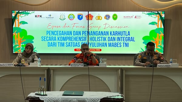 Kapolresta Pontianak Jadi Narasumber FGD, Perkuat Sinergi Pencegahan dan Penanganan Karhutla
