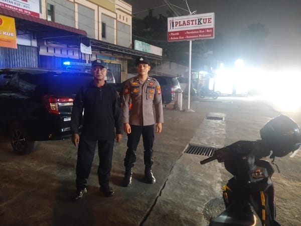 Respon Laporan Masyarakat, Patroli Enggang Cek Situasi di Jalan Sejarah