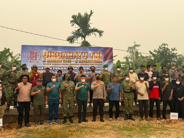 TNI-Polri Bersinergi Tanam 1.000 Pohon, Wujudkan Kepedulian terhadap Lingkungan di Pontianak Selatan